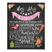 Beste lerarenwaardering floraalvogelgift