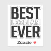 Beste-lesbienne-ooit Sticker (Vel)