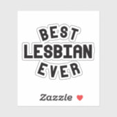 Beste Lesbienne Ooit Sticker (Vel)