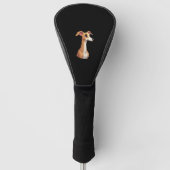 Beste leven met Arabische Greyhound T-Shi met lang Golfheadcover (Voorkant)