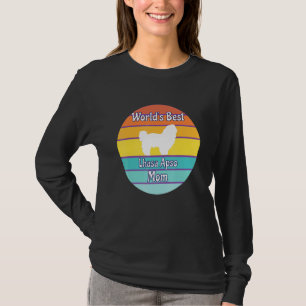 Beste Lhasa Apso-moeder van de wereld T-shirt