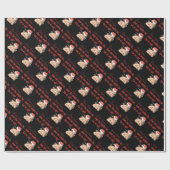 Beste lijst Santa Naughty Cadeaupapier (Vlak)