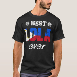 Beste Lola ooit Filipijnse grootmoeder T-shirt
