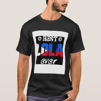 Beste Lola ooit Filipijnse grootmoeder T-shirt
