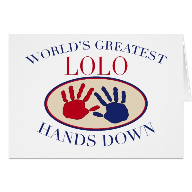 Beste Lolo Hands Down (Voorkant Horizontaal)