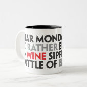 Beste maandag Mok Molly (Voorkant links)