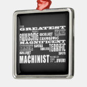 Beste machines : Grootste machinist Metalen Ornament (Links)