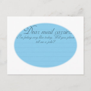 Beste Mail Carrier Grappige grap briefkaart