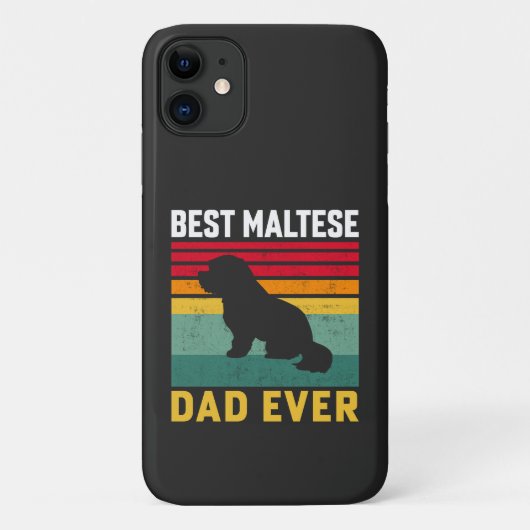 Beste Maltezer vader ooit, Malteese hond pa Case-Mate iPhone Case (Achterkant)