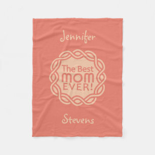 BESTE MAM aangepaste fleece deken