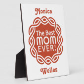 BESTE MAM aangepaste plaque Fotoplaat (Zijkant)