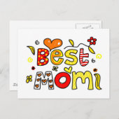 Beste mam briefkaart (Voorkant / Achterkant)