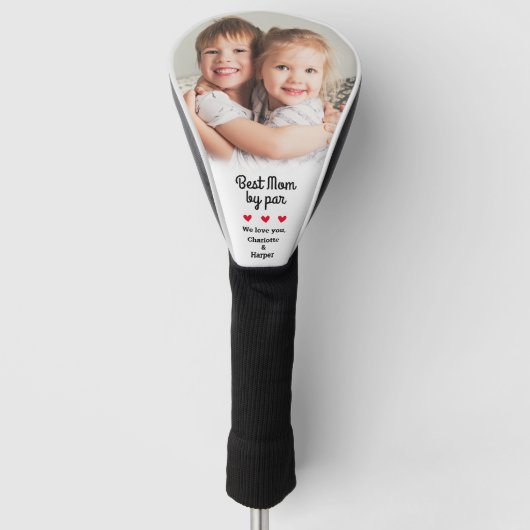 Beste mam door par golfer Creëer Unique aangepaste Golfheadcover (Voorkant)
