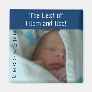 Beste mam- en pap-baby magnettovenaarsgeschenken A Magneet