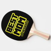 Beste Mam In De Melkweg Moderne Typografie Tafeltennisbatje (Zijkant)