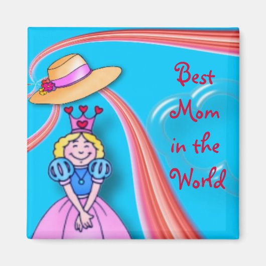 Beste mam magneet (Voorkant)