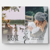 Beste mam Modern Foliage 2 Aangepaste foto's Moede Fotoplaat (Voorkant)
