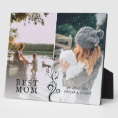 Beste mam Modern Foliage 2 Aangepaste foto's Moede Fotoplaat (Zijkant)