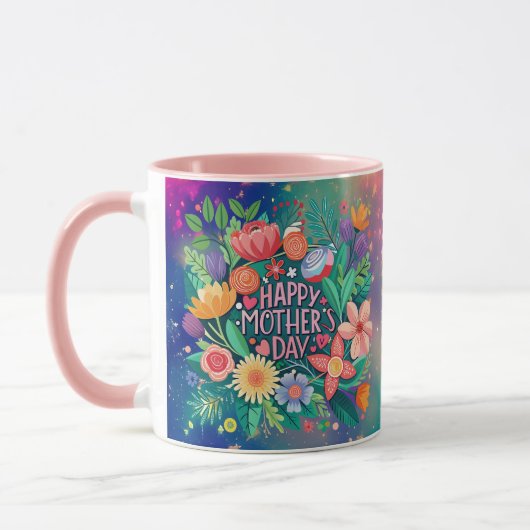 Beste MAM Moederdag gepersonaliseerde gift kinder  Mok (Links)