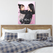 Beste mam Moederdag Keepomwille Persoonlijke foto Canvas Afdruk (Insitu (Slaapkamer))