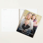Beste mam ooit - Aangepaste foto - Aangepaste naam Planner (Display)