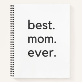 beste, mam, ooit donker. notitieboek