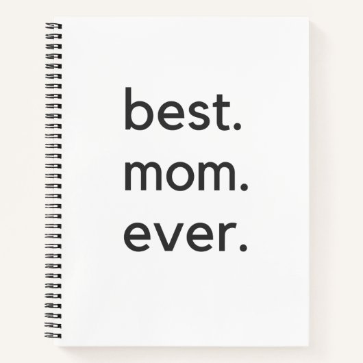 beste, mam, ooit donker. notitieboek (Voorkant)