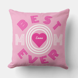 Beste mam ooit gepersonaliseerd kussen