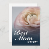 Beste Mam Ooit Met Big Pink Rose (Voorkant / Achterkant)