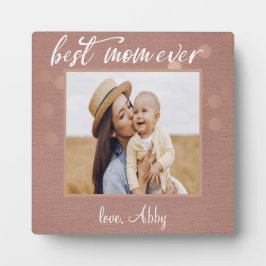 Beste mam ooit Moederdag - Aangepaste foto-cadeau Fotoplaat