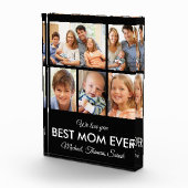 Beste Mam Ooit Moederdag Afbeelding Collage Fotoblokken (Rechts)