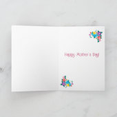 Beste Mam ooit Moederdag over de Miles Kaart (Binnen)