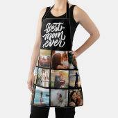 Beste mam ooit Persoonlijk 12 Foto Collage Black Schort (Insitu)