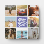 Beste mam ooit persoonlijke foto-collage fotoplaat (Voorkant)