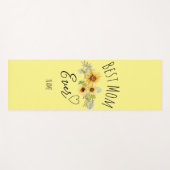 Beste mam ooit, persoonlijke Moederdag Gift Yogamat (Voorkant (horizontaal))