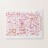 Beste mam ooit persoonlijke Waterverf Legpuzzel (Horizontaal)