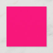 Beste mam ooit roze fuchsia minimalistisch modern informatiekaartje (Achterkant)