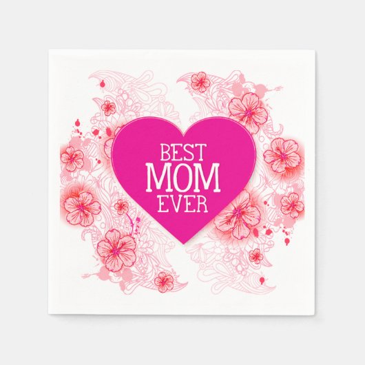 Beste mam ooit servetten (Voorkant)