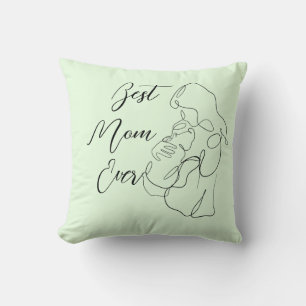 Beste Mam Ooit Trendy One Line Moederschap baby Kussen