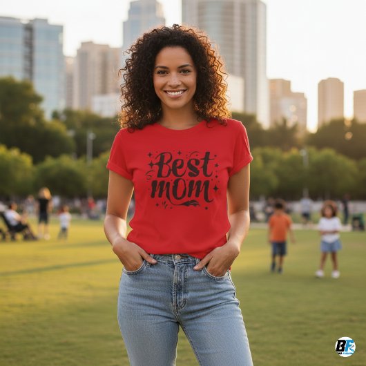 Beste mam t-shirt
