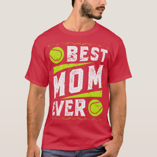 Beste mam tennis t-shirt
