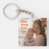Beste mam van je Moederdag Foto Sleutelhanger (Voorkant)