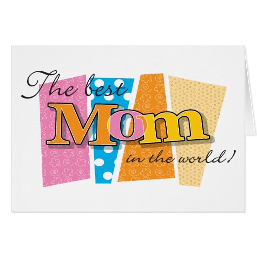 Beste Mam Wereld (Voorkant Horizontaal)