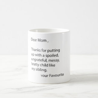 Beste mama bedankt om Cute Funny mug op te zetten Koffiemok