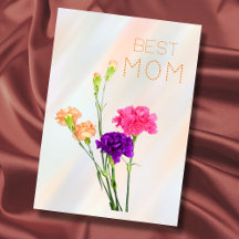 Beste mama beste mama ooit pastel elegante bloem