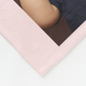 Beste mama bloemen 5 Foto Collage Keepslag Fleece Deken (Hoek)