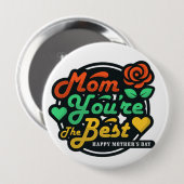 Beste mama Button (Voorkant /achterkant)