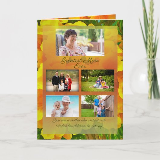 Beste Mama Copa de Oro Kaart (Voorkant)