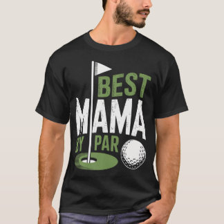Beste Mama Door Par Golf Hole In One Moeder T-shirt