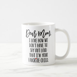 Beste mama favoriete kind koffiemok
